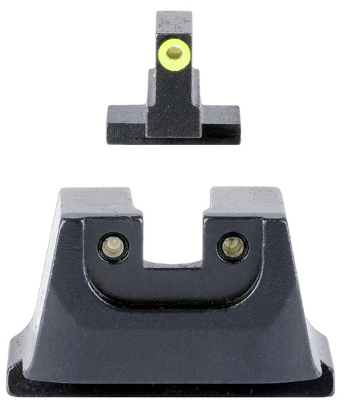 Trijicon SA240C601149 Suppressor/Optic Height Sights Green/Tritium Yellow Outline Front Sight-Green/Tritium Black Outline Rear Sight Smith & Wesson M&P C.O.R.E./ M&P M2.0, Handgun Sight