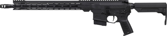 CMMG 28A670CAB Resolute MK4 22 ARC Black Nitride Threaded Barrel, Black Armor Cerakote Pic Rail Aluminum Receiver, M-LOK Handguard, Black Synthetic CMMG 6 Position RipStock, Black Poly Grip, Rifle