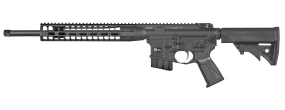 LWRC ICDIR35B16L DI 350 Legend 5+1 16.10 Black Nitride Threaded Barrel, Black Pic Rail Stainless Steel Receiver, M-LOK Handguard, Adj Black Synthetic Stock, LWRC Ultra Combat Grip, Ambi, Rifle