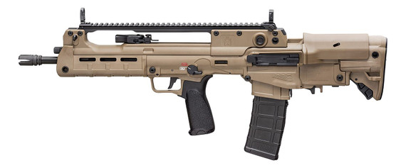 Springfield Armory HL916556F Hellion Bullpup 5.56x45mm NATO 30+1 16 Black Melonite Steel Barrel, Flat Dark Earth Poly Receiver, Poly M-LOK Handguard, Flat Dark Earth Synthetic Bullpup Adj w/Cheek Riser Stock, Black Bravo Mod 3 Grip, Ambi, Rifle