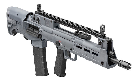 Springfield Armory HL916556Y Hellion Bullpup 5.56x45mm NATO 30+1 16 Black Melonite Steel Barrel, Gray Poly Receiver, Poly M-LOK Handguard, Gray Synthetic Bullpup Adj w/Cheek Riser Stock, Black Bravo Mod 3 Grip, Ambi, Rifle