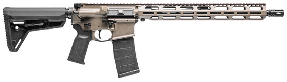 Vktr Industries V31100916602 VK-1 223 Rem/5.56 NATO 30+1 16 Black Threaded Barrel, Magpul FDE Cerakote Receiver w/Pic Rail, M-LOK Handguard, Magpul SL Black Synthetic Stock, Black Magpul K2 Grip, Ambi, Rifle