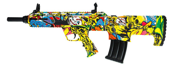 Tokarev USA 21000174 TBP 12 Gauge Semi-Auto 3 5+1 18.50 Black Steel Barrel Urban Camo Urban Camo Cheek Riser Compatible BullPup Synthetic Stock, Tactical Shotgun