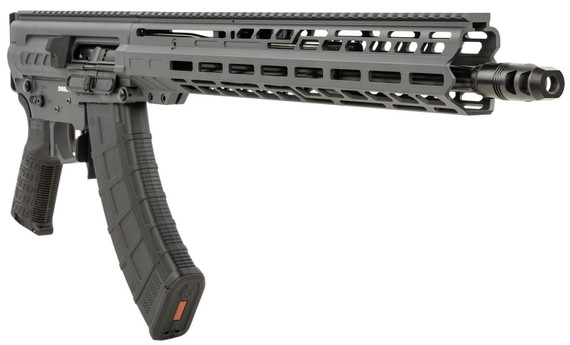 CMMG 86A740BSG Dissent MK47 7.62x39mm 30+1, 14.30 Blk Armor Cera  Threaded BBL, Sniper Gray Cera 1913 Pic Rail End Receiver, Blk Side Fold Stock, CMMG Zeroed Grips, CMMG Zeroed 60/90 Degree Safety, ZEROED SVD Brake Pinned and, Tactical Pistol