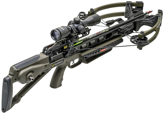 Tenpoint CB240071559 Venom X ACUslide Pro-View 400 Moss Green, Bow
