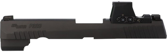 Sig Sauer 8901570 P320 ROMEO-X 9mm Luger Black Serrated Slide