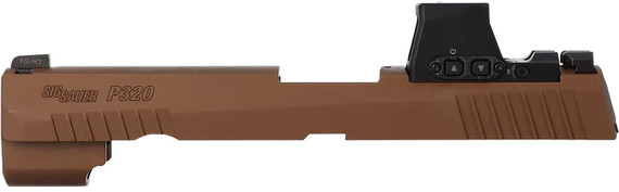 Sig Sauer 8901571 P320 ROMEO-X 9mm Luger Coyote Brown Serrated Slide