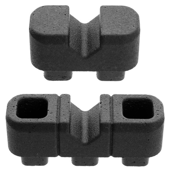 Magpul MAG1367BLK DAKA Block Kit V-Block, Includes Double V-Block (2) & Triple V-Blocks (2), Black Polypropylene, Fits Magpul DAKA Cases/Organizer Systems