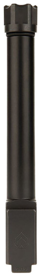Ballistic Advantage BAPSG175T1Q Premium Series Threaded/Spiral Fluted, 9mm Luger, Black QPQ, Fits Glock 17 Gen 5