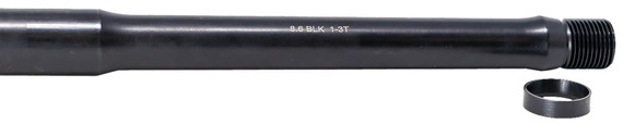 Faxon 10A863C16NGQ Big Gunner 8.6 Blackout 16 Target Crown Steel Salt Bath Nitride 4150 Steel Barrel Fits AR10, Rifle Barrel