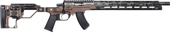 Christensen 8011202401 MPR 22 WMR 10+1 18 Black Match Grade Threaded Barrel, Black Nitride Pic Rail Receiver, Carbon Fiber M-LOK Handguard, Desert Brown Adj w/MagneLock Technology Stock, Rimfire Rifle