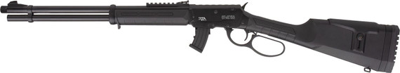 Rock Island TM22LA20 TM22 Full Size 22 LR 10+1 20 Black Anodized Barrel, Black Anodized Pic Rail Aluminum Receiver, M-LOK Handguards, Black Anodized Aluminum Fixed Stock, Ambi, Rimfire Rifle