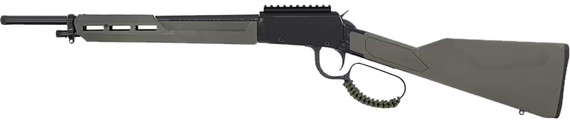 Rossi RL22161STOD Rio Bravo Tactical 22 LR 10+1 16.50 Polished Black Oxide Steel Threaded Barrel, Pic Rail Matte Black Aluminum Receiver, Fixed OD Green Synthetic Stock, Rimfire Rifle