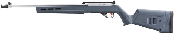 Ruger 31260 10/22 60th Anniversary Collector's 22 LR 10+1 18.50 Satin Stainless Steel Threaded Barrel & Receiver, Pic Rail, Gray Adj Magpul Hunter X-22 Stock, Rimfire Rifle