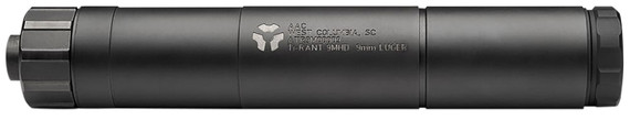 Advanced Armament 65000 Ti-Rant 9M HD 9mm Luger 1.40 in Black Stainless Steel Titanium Aluminum