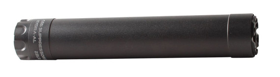 CGS Hydra Suppressor, 22 LR 1 in Black Anodized 7075-T6 Aluminum 1/2 in-28 tpi, CGSHYDRAAL22