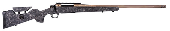 CVA CR3960F Cascade Long Range Hunter Full Size 7mm Rem Mag 3+1 24 Smoked Bronze Cerakote Steel Threaded Barrel, Smoked Bronze Cerakote Stainless Steel Receiver w/Pic Rail, Black w/Smoked Bronze Webbing Adj Comb & LOP Synthetic Stock, Rifle