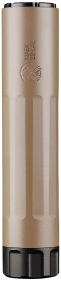 Dead Air MASK22FDE Mask 22 Suppressor, Cal Flat Dark Earth 17-4 Stainless Steel