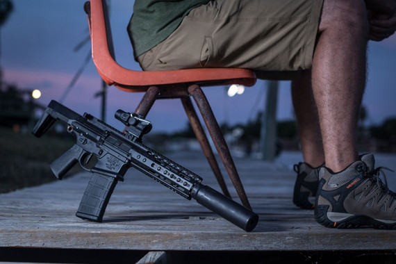 Dead Air NOMAD30 Nomad 30 Suppressor, 30 Cal, Rated Up To 300 Norma Mag, Black Cerakote Stainless Steel, 5/8 in-24 tpi Direct Thread