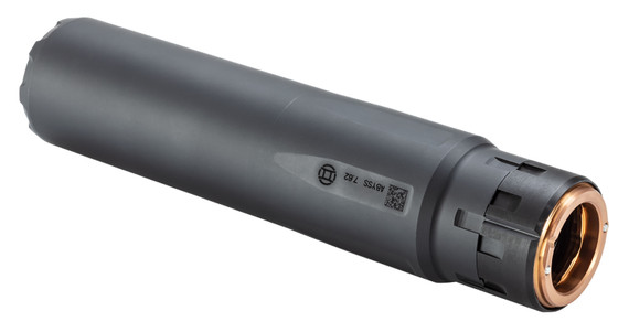 Gemtech 13548 Abyss Suppressor, 30 Cal (7.62mm), Rated Up To 300 Win Mag, Black Titanium/Stainless Steel, Includes Elite Taper Mount