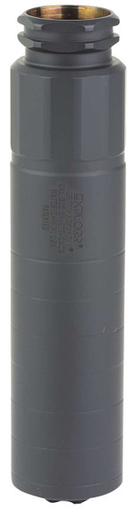 Griffin Armament GAET3W Explorr 30 Cal (7.62mm) Rated Up To 300 Win Mag, 6.50 in L, Black Stainless Steel, 5/8 in-24 tpi Taper Mount EZ Brake