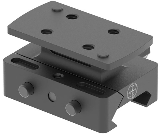 Leupold 171861 DeltaPoint Pro DLOC Quick Release Matte Black Aluminum Pic/Weaver Rail Mount 0 MOA