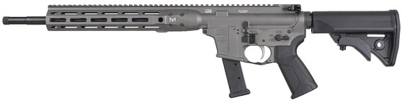 LWRC ICR9TG16 IC-9 9mm Luger 33+1 16 Black Nitride Steel Barrel, Tungsten Gray Cerakote Integrated Rail Base Aluminum Receiver, 12 M-LOK Handguard, Synthetic Adj Stock, LWRC Ultra Combat Grip, Ambi, Rifle