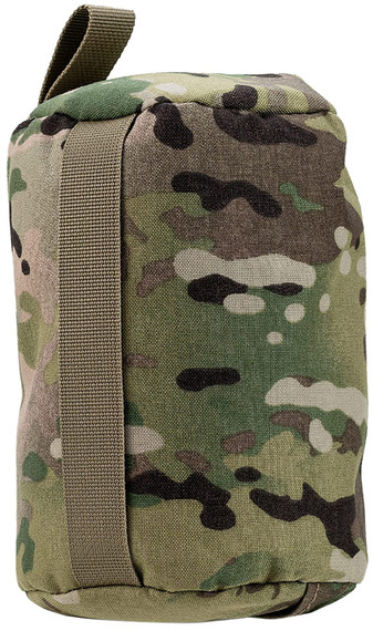 Mdt Sporting Goods Inc 108049MCM Traveller Shooting Bag Multi-Cam Nylon Webbing Straps 500D Cordura Fabric Git-Lite 8oz House Fill 1lb
