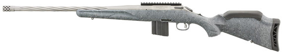 Ruger 46906 American Rifle Gen II Full Size 350 Legend 5+1 20 Cobalt Cerakote Threaded Barrel, Pic Rail Steel Receiver, Gray Splatter Adj Synthetic Stock, Rifle