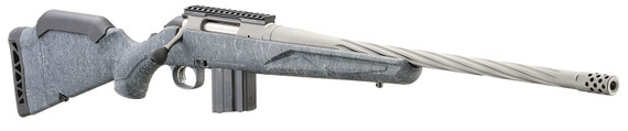 Ruger 46906 American Rifle Gen II Full Size 350 Legend 5+1 20 Cobalt Cerakote Threaded Barrel, Pic Rail Steel Receiver, Gray Splatter Adj Synthetic Stock, Rifle
