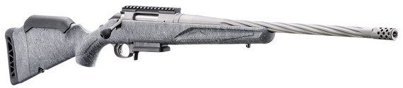 Ruger 46916 American Rifle Gen II Full Size 6.5 PRC 3+1 20 Cobalt Cerakote Threaded Barrel, Pic Rail Steel Receiver, Gray Splatter Adj Synthetic Stock, Rifle