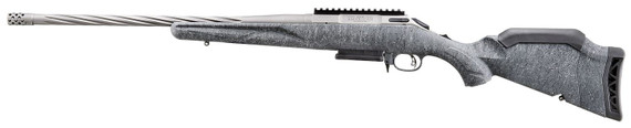 Ruger 46917 American Rifle Gen II Full Size 7mm PRC 3+1 20 Cobalt Cerakote Threaded Barrel, Pic Rail Steel Receiver, Gray Splatter Adj Synthetic Stock, Rifle