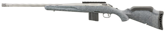Ruger 46918 American Rifle Gen II Full Size 22 ARC 10+1 20 Cobalt Cerakote Threaded Barrel, Pic Rail Steel Receiver, Gray Splatter Adj Synthetic Stock, Rifle