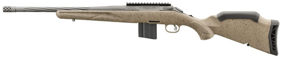 Ruger 46923 American Ranch Gen II Full Size 350 Legend 5+1 16.10 Cobalt Cerakote Threaded Barrel, Pic Rail Steel Receiver, Flat Dark Earth Splatter Adj Synthetic Stock, Rifle