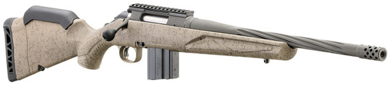 Ruger 46926 American Ranch Gen II Full Size 6mm ARC 10+1 16.10 Cobalt Cerakote Threaded Barrel, Pic Rail Steel Receiver, Flat Dark Earth Splatter Adj Synthetic Stock, Rifle