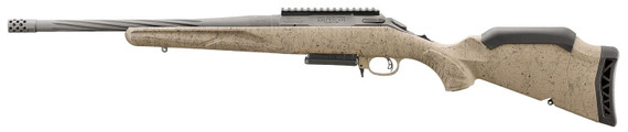 Ruger 46928 American Ranch Gen II Full Size 6.5 Creedmoor 3+1 16.10 Cobalt Cerakote Spiral Threaded Barrel, Pic Rail Steel Receiver, Flat Dark Earth Splatter Adj Comb Synthetic Stock, Rifle