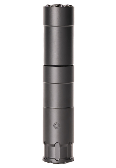 Rugged Suppressor Oculus22, 22 LR 1.06 in Black Cerakote 17-4 Stainless Steel 1/2 in-28 tpi, OCU22