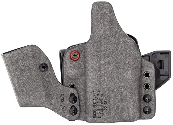 Safariland INCOG0895A0CX261MC IncogX w/Mag Caddy IWB Black/Gray Boltaron Belt Clip Fits Glock 43X/48 Right Hand, Holster