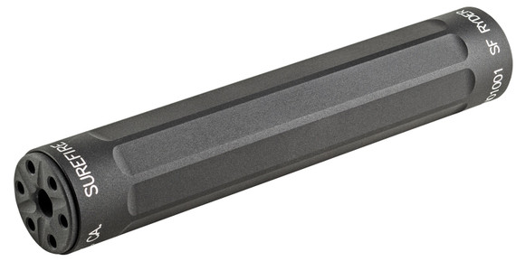 Surefire SF Ryder 22-S Suppressor, 22LR/17HMR/22MAG, 5.4", Stainless/Aluminum, Black, RYDER22-S