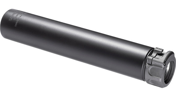 Surefire SOCOM556-RC2 Suppressor, 5.56 NATO, 6.4", Alloy/Stainless, Black, Fast-Attach, SOCOM556-RC2-BK