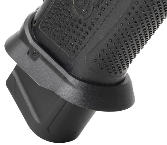 Strike Industries CZP10FMAGWELL Magwell Compatible w/ CZ P-10F Compatible w/ Backstraps: Small and Medium Black Polymer