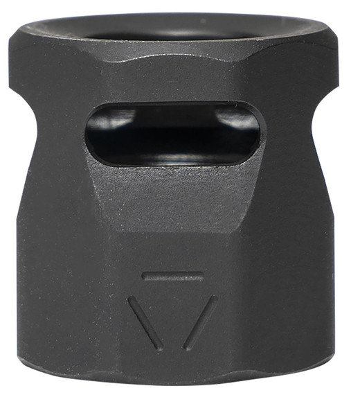 Strike Industries MCCIRCLE Micro Threaded Compensator Black Steel 1/2x28 Threads 0.64 OAL Compatible w/ 9mm/357 SIG