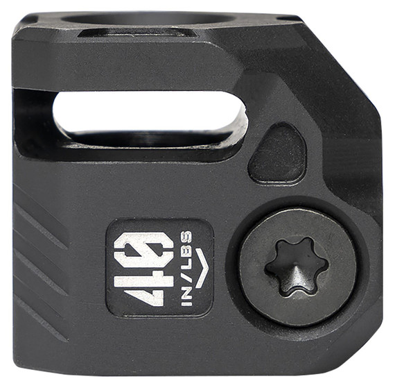 Strike Industries MCQUAD Micro Threaded Compensator Black Steel 0.89 OAL Compatible w/ 9mm/357 SIG