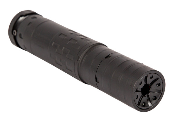 SilencerCo Omega 36M Suppressor, 5.7MM x 28 to 9MM / 5.56 NATO to .338LPM & up to 350 Legend, Black, SU4735