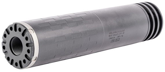 SilencerCo Omega 300 DT Suppressor, 5.56 NATO to .300 WM, 6.98", Colbalt/Inconel/Stainless/Titanium, Black, SU5400
