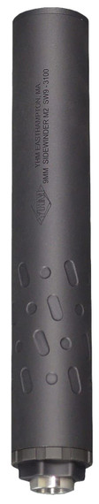 Yankee Hill Sidewinder M2 Suppressor, 9mm Luger 1.375 in Black Stainless Steel Aluminum 1/2 in-28 tpi, 206528