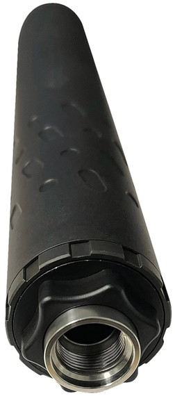 Yankee Hill Sidewinder M2 Suppressor, 9mm Luger 1.375 in Black Stainless Steel Aluminum 1/2 in-28 tpi, 206528