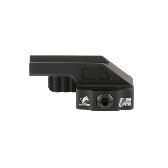 American Defense Mfg. AD-B2, Quick Detach Mount, 1.64 in Height, Fits Trijicon ACOG, Anodized Finish, Black AD-B2-M-STD