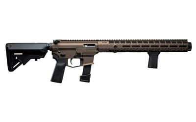 Angstadt Arms Vanquish-9, Semi-auto, Integrally Suppressed Rifle, 9MM, 16 in Precision Ported Barrel, Cerakote Finish, Bronze, B5 Systems Bravo Stock, B5 Grip, BCM Mod3 Vertical Grip, 15 in Aero Preci