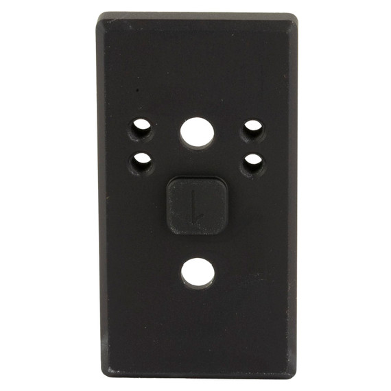 Arisaka Defense Optic Plate, Anodized Finish, Black, Fits Arisaka Offset Optic Mount, For Docter/Vortex OOM-P1